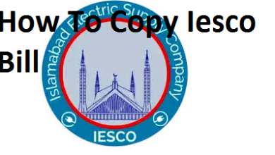 How To Copy Iesco Bill