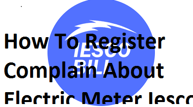 How To Register Complain About Electric Meter Iesco